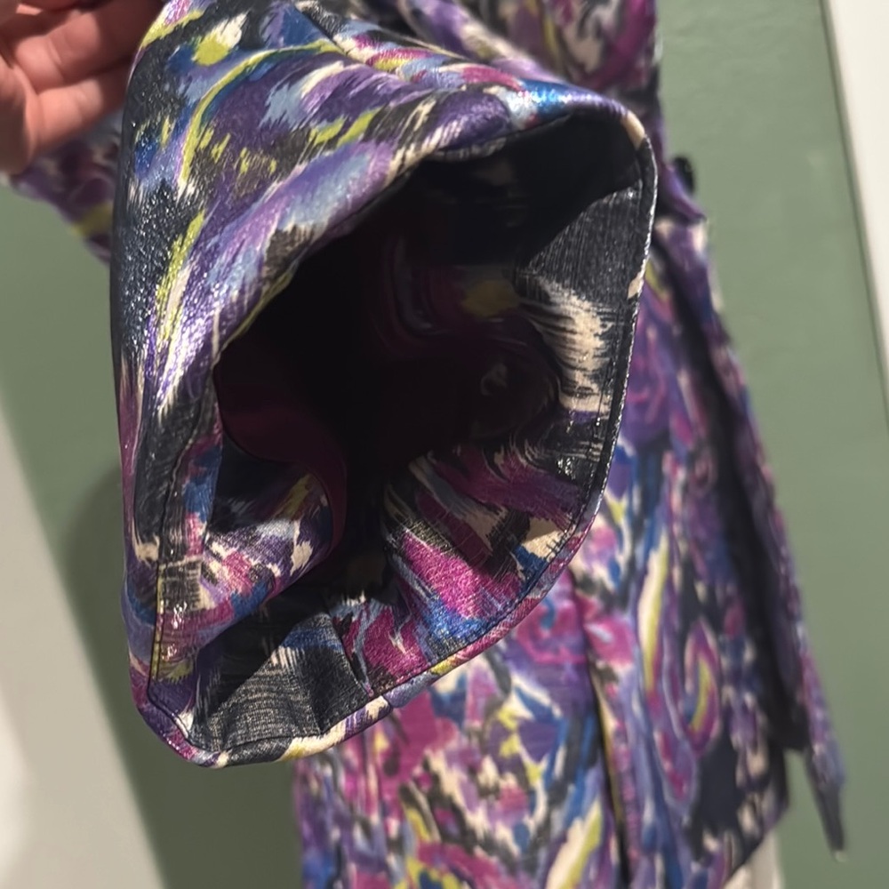 Colorful Patterned Jacket By Worth - image 3